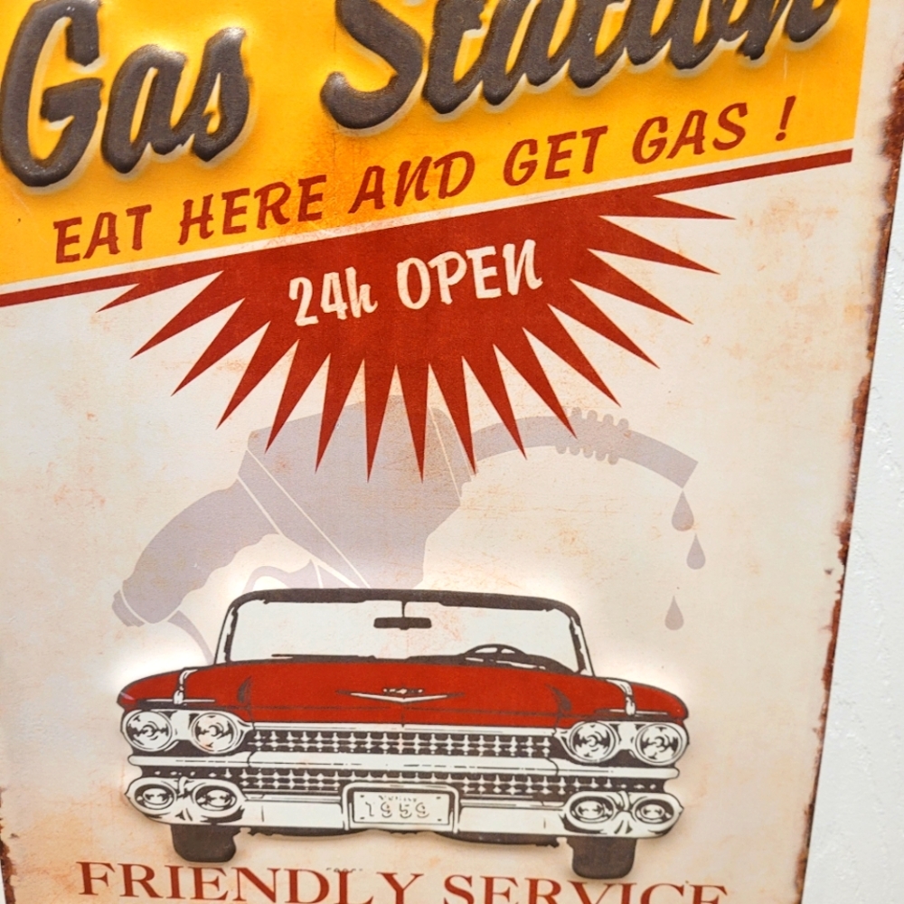 Vintage reproduction tin sign - Picture 4 of 9
